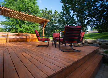 Deck staining in Hidden Valley, NV by Henry's Home Improvement LLC.